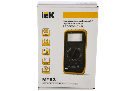 Купить Мультиметр цифровой Professional MY63  IEK TMD-5S-063 фото №3