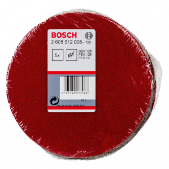 Купить Круг полировальный BOSCH 128мм 5 шт     2.608.612.005 фото №2