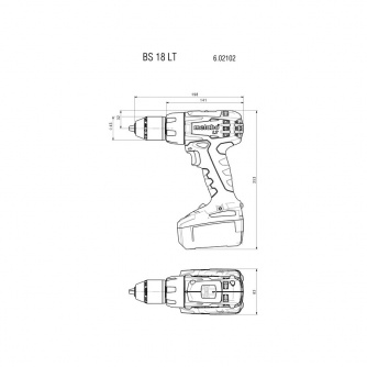 Купить Дрель аккумуляторная Metabo BS 18 LТ кейс   602102530 фото №2
