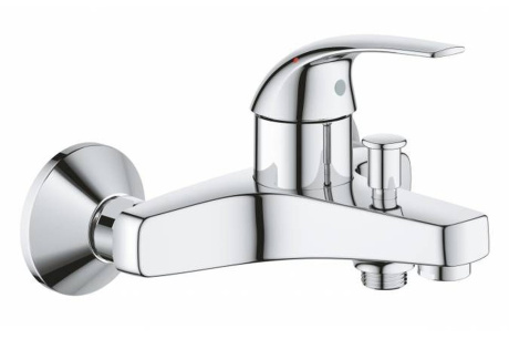 Купить Смеситель для ванны Grohe BauCurve настенный монтаж  хром  23599000 фото №1