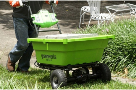 Купить Тележка садовая GREENWORKS 40 V без акк и з/у   7400007 фото №7