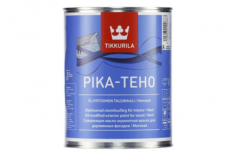 Купить Краска для деревяных фасадов TIKKURILA PIKA-TEHO содержащая масло База А 2,7 л фото №1