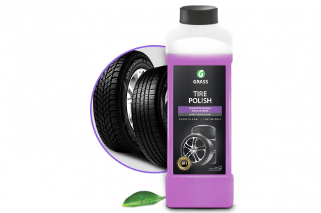 Купить Чернитель-полироль шин GRASS "TIRE POLISH" Эффект мокрых шин 1кг   121201 фото №2