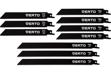 Купить Набор пилок сабельных VERTO HCS  10 шт  64H130 фото №1