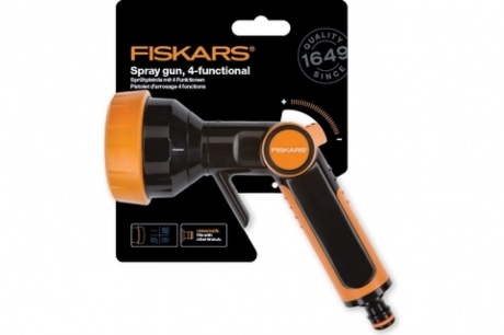 Купить Пистолет-распылитель Fiskars регулируемый c 4 функциями   1020446 фото №4