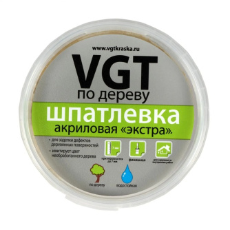 Купить Шпатлёвка "Экстра" по дереву махагон 0 3кг VGT  VGT0253 фото №2