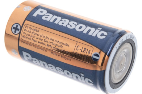 Купить Батарейка "Panasonic" LR14 С щелочная BL2  Alkaline Power    2шт.   5410853039242 фото №2