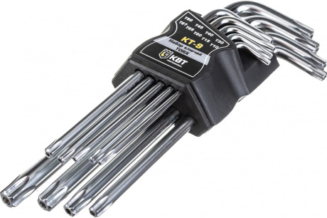 Купить Набор ключей TORX КТ-9  Т10-Т50  КВТ 79202 фото №5